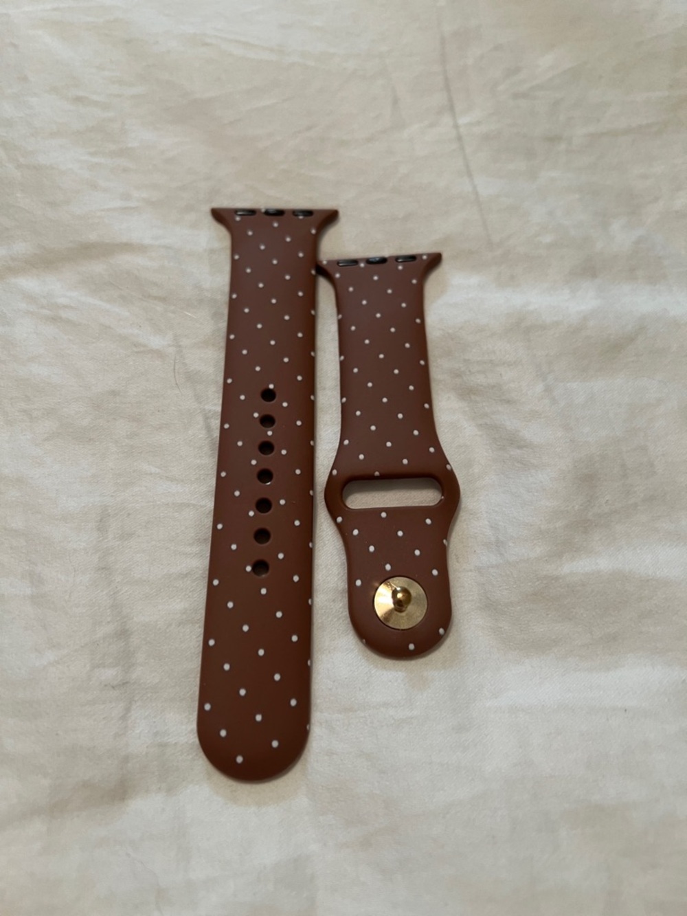 Altar'd State Brown Silicone Polka Dot Watch Band